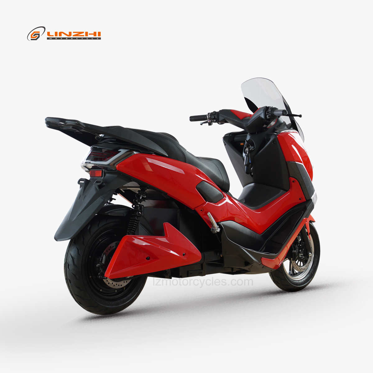 HLE2000T-14 2000W 3000W Electric Scooter Motorcycle Mobility Bike Lithium Lead-acid Disc Brake High Speed Mengshi-3