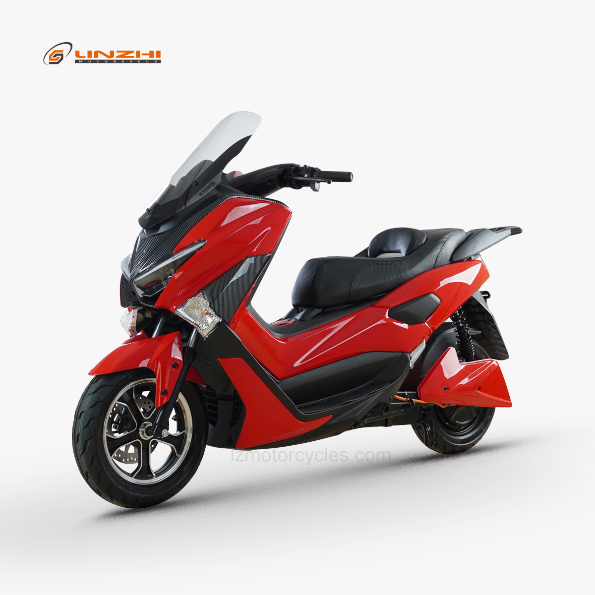 HLE2000T-14 2000W 3000W Electric Scooter Motorcycle Mobility Bike Lithium Lead-acid Disc Brake High Speed Mengshi-3